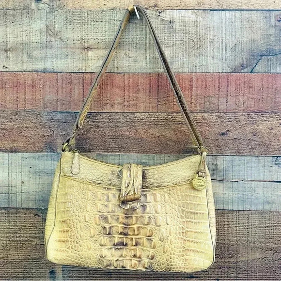 Brahmin Isabelle Vintage Croc Embossed Purse - Picture 1 of 14